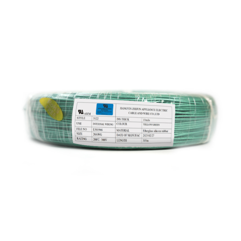 UL3122 7-core hittebestendige glasvezel gevlochten siliconendraad 18awg UL3122 7-core hittebestendige glasvezel gevlochten siliconendraad 18awg